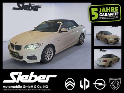 Brugt BMW 218 M Sport 136 HK (100 kW) 2016 Hvid Cabriolet