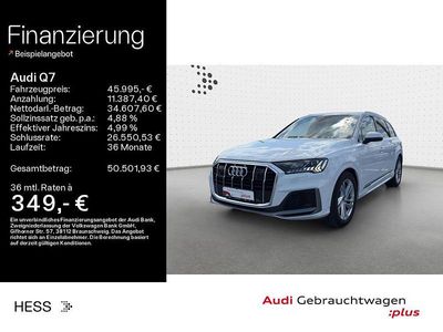 Gebraucht Audi Q7 S-Line 381 PS (280 kW) 2021 Gletscherweiß metallic SUV