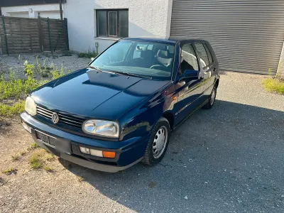 Gebraucht VW Golf III 1996 Blau Limousine