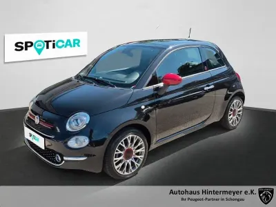 Gebraucht Fiat 500 Red 69 PS (50 kW) 2022 Schwarz Kleinwagen