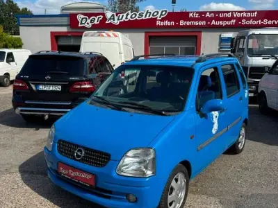 Gebraucht Opel Agila Comfort 75 PS (55 kW) 2002 Blau Van / Kleinbus