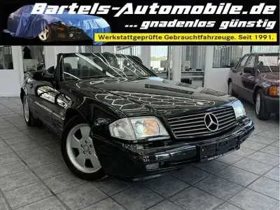 Gebraucht Mercedes SL500 306 PS (225 kW) 2000 Obsidianschwarz  metalliclack Cabrio