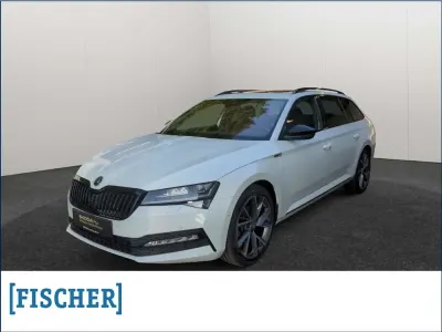 Gebraucht Skoda Superb SportLine 200 PS (147 kW) 2022 Weiss Kombi