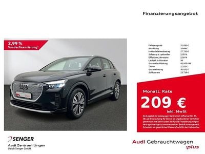 Gebraucht Audi Q4 e-tron Advanced 150 kW (204 PS) 2023 Mythosschwarz metallic SUV