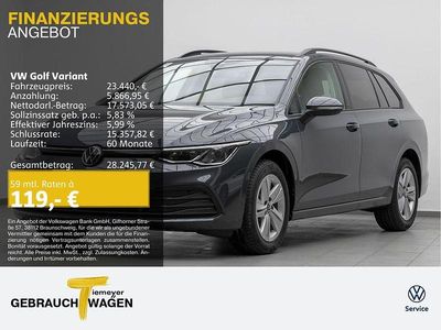 Delfingrau metallic Gebraucht 2024 VW Golf VIII Life Kombi | 23.440 € (Superpreis)