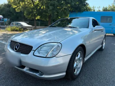 Gebraucht Mercedes SLK230 AMG 193 PS (141 kW) 1998 Silber Cabrio