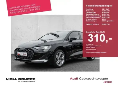 Gebraucht Audi A3 Advanced Plus 150 PS (110 kW) 2024 Mythosschwarz metallic Limousine