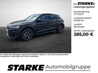 Schwarz (mythosschwarz metallic) Neu 2025 Audi A1 Sportback S-Line Kleinwagen | 30.790 € (Guter Preis)