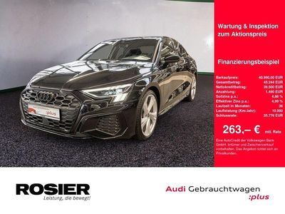 Mythosschwarz metallic Gebraucht 2024 Audi S3 Ambiente Limousine | 40.990 € (Fairer Preis)