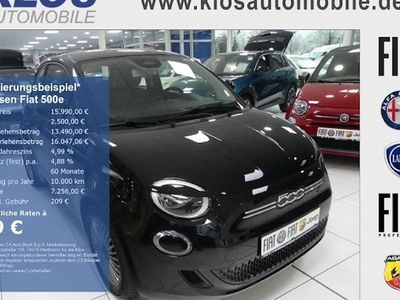Gebraucht Fiat 500e Icon 86 kW (118 PS) 2022 Schwarz Limousine
