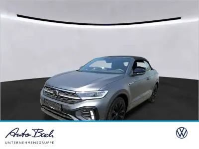 Gebraucht VW T-Roc Cabriolet R-line 150 PS (110 kW) 2023 Indiumgrau  matt/schwarz/< sonderfarbe Cabrio