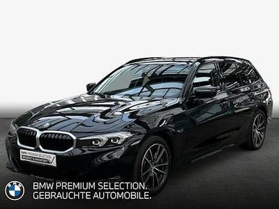 Gebraucht BMW 320e Sport Line 204 PS (150 kW) 2022 Schwarz Kombi