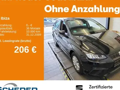 Brugt Seat Ibiza Style 110 HK (80 kW) 2023 Sort Hatchback