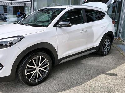 Gebraucht Hyundai Tucson 177 PS (130 kW) 2018 Weiß SUV