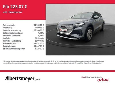 Kieselgrau Gebraucht 2022 Audi Q4 e-tron Ambiente SUV | 31.980 € (Fairer Preis)