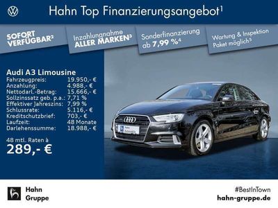 gebraucht Audi A3 Limousine 2.0TDI S-trc qu sport AHK Temp Klimaaut