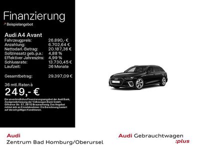 Gebraucht Audi A4 S-Line 163 PS (119 kW) 2023 Schwarz Kombi