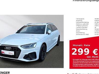 Gletscherweiß metallic Gebraucht 2022 Audi A4 Ambiente Kombi | 30.990 € (Teuer)