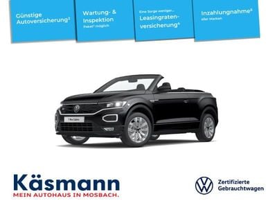 Gebraucht VW T-Roc Cabriolet R-line 150 PS (110 kW) 2022 Schwarz Cabrio