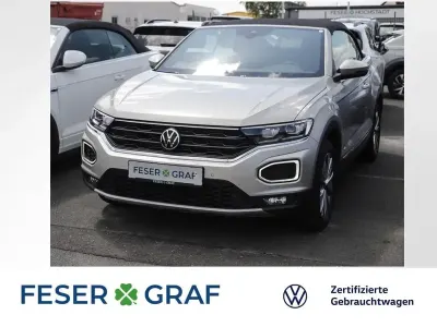 Gebraucht VW T-Roc Cabriolet Style 150 PS (110 kW) 2021 Silber Cabrio