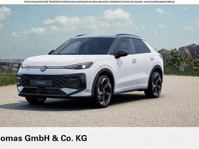 Gebraucht VW T-Roc R-line 150 PS (110 kW) 2025 Pure white schwarz (weiß) SUV