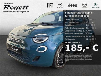 Gebraucht Fiat 500e La Prima 86 kW (118 PS) 2022 Gruen Kleinwagen