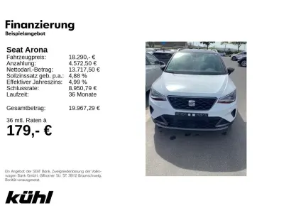 Gebraucht Seat Arona FR 110 PS (80 kW) 2023 "nevada" weiss SUV