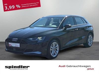 Mythosschwarz metallic Gebraucht 2025 Audi A3 Advanced Plus Limousine | 26.380 € (Superpreis)