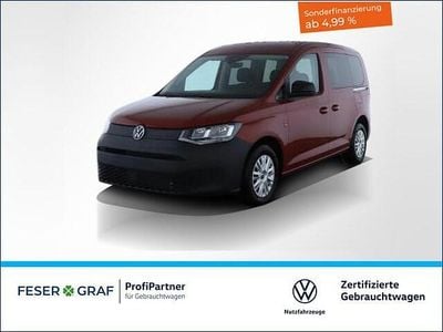 Gebraucht VW Caddy Basis 102 PS (75 kW) 2024 Fortanarot metallic Van / Kleinbus
