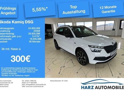 gebraucht Skoda Kamiq Monte Carlo 1.5TSI/Panorama Dach/LED/SHZ/