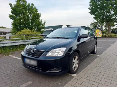 Gebraucht Toyota Corolla 97 PS (71 kW) 2003 Schwarz Limousine