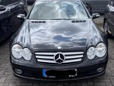 Gebraucht Mercedes SL500 387 PS (284 kW) 2007 Schwarz Cabrio