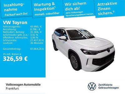 Oryxweiß perlmutteffekt Gebraucht 2025 VW Tayron Life SUV | 43.980 €