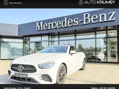 Gebraucht Mercedes E220 AMG line 194 PS (142 kW) 2023 Weiß Cabrio