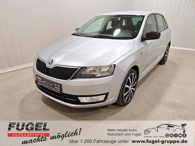 Gebraucht Skoda Rapid Ambition 105 PS (77 kW) 2015 Brilliantsilber metallic Kleinwagen