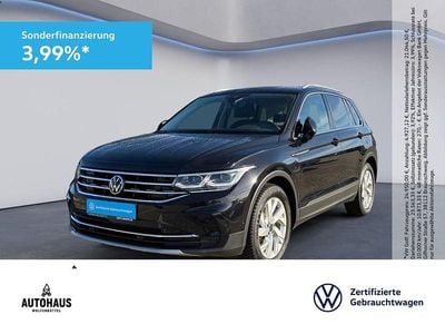 Schwarz Gebraucht 2022 VW Tiguan Elegance SUV | 25.640 € (Superpreis)