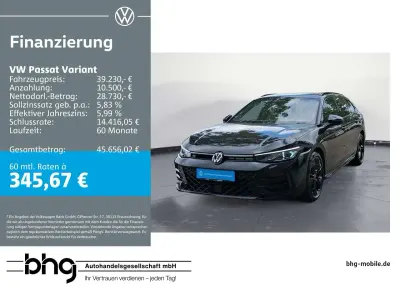 Gebraucht VW Passat R-line 150 PS (110 kW) 2025 Schwarz Kombi