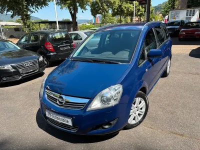 Gebraucht Opel Zafira Design Edition 125 PS (91 kW) 2012 Blau Van / Kleinbus