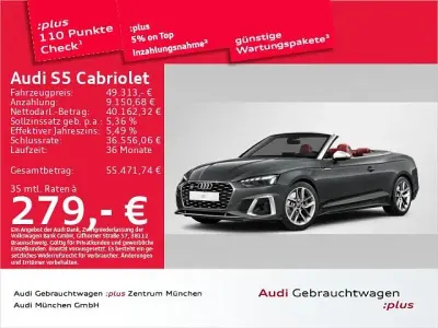 Gebraucht Audi S5 Cabriolet Ambiente 354 PS (260 kW) 2024 Daytonagrau perleffekt Cabrio