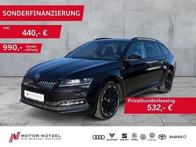 Gebraucht Skoda Superb SportLine 218 PS (160 kW) 2023 Schwarzmagic perleffekt Kombi