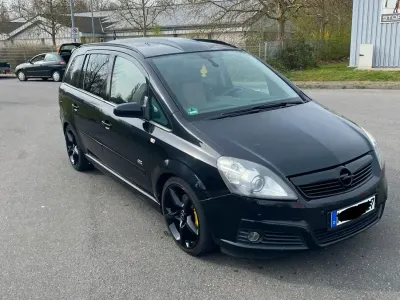 Gebraucht Opel Zafira Sport 2007 Schwarz Van / Kleinbus
