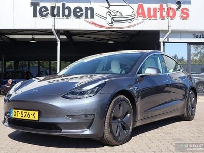 Begagnad Tesla Model 3 Long Range AWD 258 kW (351 HK) 2019 Grå Sedan