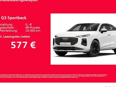 Neu Audi Q3 Sportback Advanced Plus 272 PS (200 kW) 2026 Weiß SUV