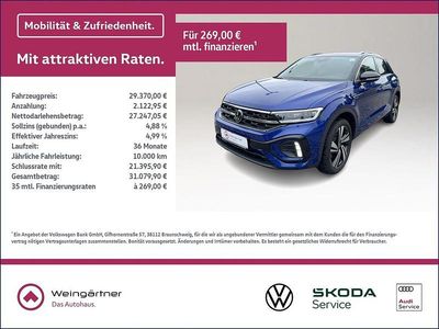 Gebraucht VW T-Roc R-line 190 PS (139 kW) 2022 Blau SUV