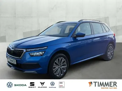 Gebraucht Skoda Kamiq Clever 110 PS (80 kW) 2021 Raceblau metallic SUV