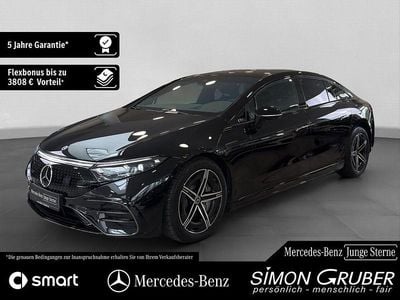 lack obsidianschwarz (metallic) Gebraucht 2024 Mercedes EQS450+ AMG Limousine | 83.500 € (Teuer)