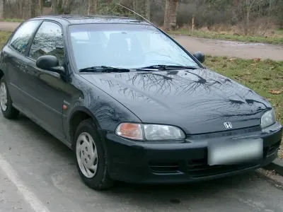 Gebraucht Honda Civic 46 PS (33 kW) 1993 Schwarz Kleinwagen