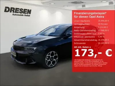 Gebraucht Opel Astra GS Line 131 PS (96 kW) 2023 Schwarz Kleinwagen