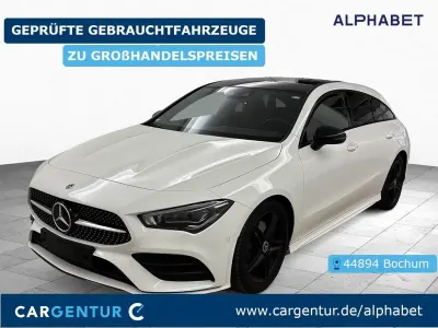 Brugt Mercedes CLA220 AMG line 190 HK (139 kW) 2020 Hvid Sedan