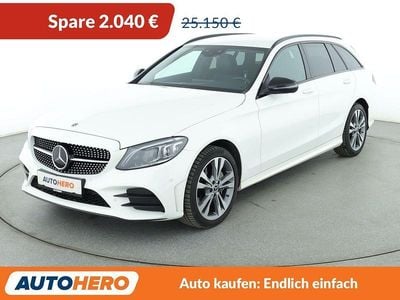 Usata Mercedes C200 AMG line 197 CV (144 kW) 2019 Bianco Station wagon